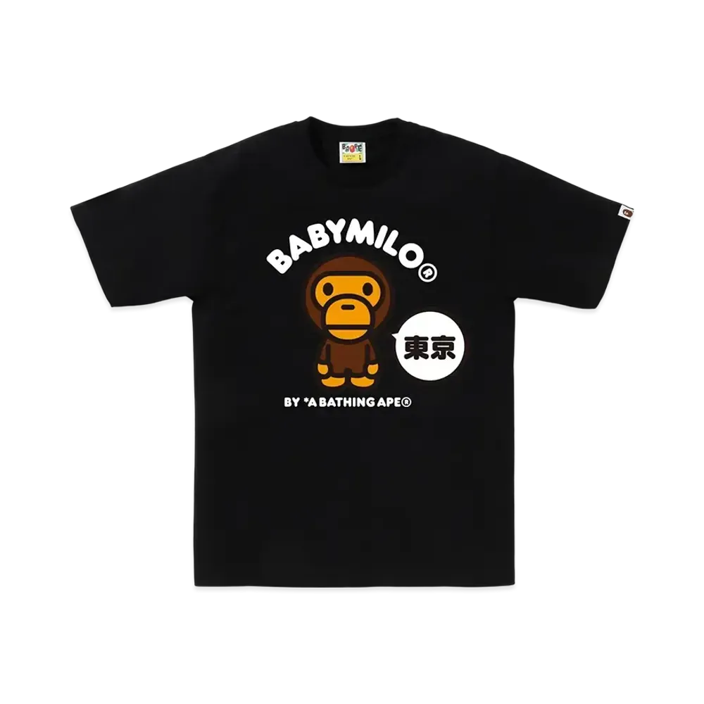 A BATHING APE Tokyo Baby Milo Tee "Black"
