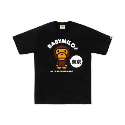 A BATHING APE Tokyo Baby Milo Tee "Black"