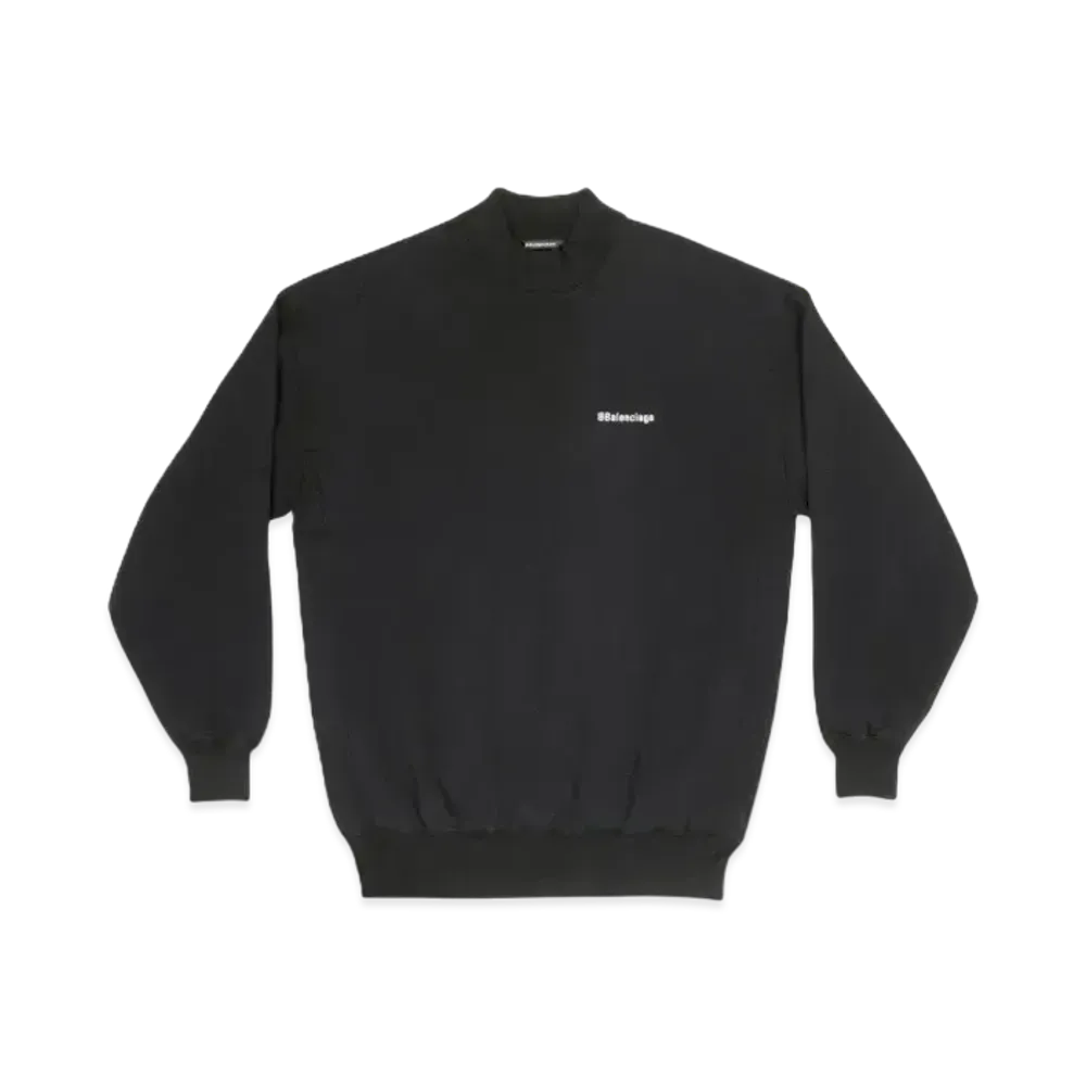 BALENCIAGA Men's BB Corp Sweatshirt "Black"