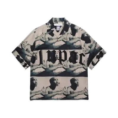 WACKO MARIA x 2PAC / Hawaiian Shirt "Beige"