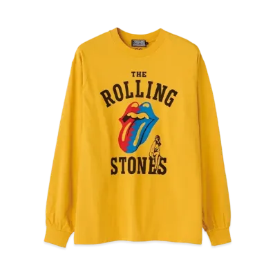 HYSTERIC GLAMOUR x THE ROLLING STONES Steel Wheels T-Shirt "Yellow"