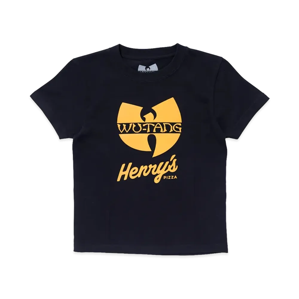 VERDY x Wu-Tang Clan x Henry's Kids Pizza T-Shirt "Black"