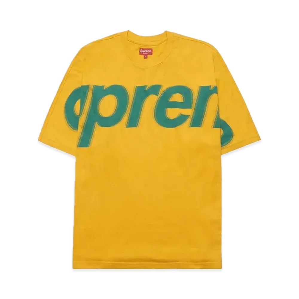 Supreme Intarsia S/S Top "Dark Yellow"