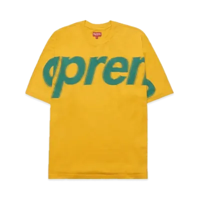 Supreme Intarsia S/S Top "Dark Yellow"