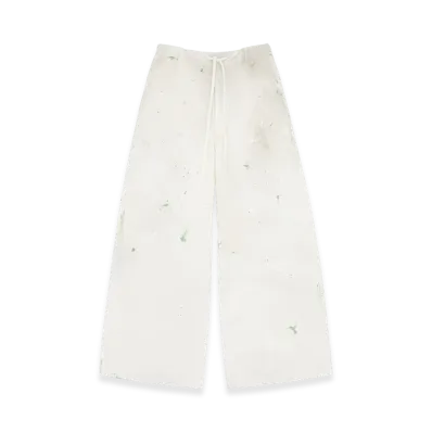 MM6 Maison Margiela Women's Painter Trousers "White"