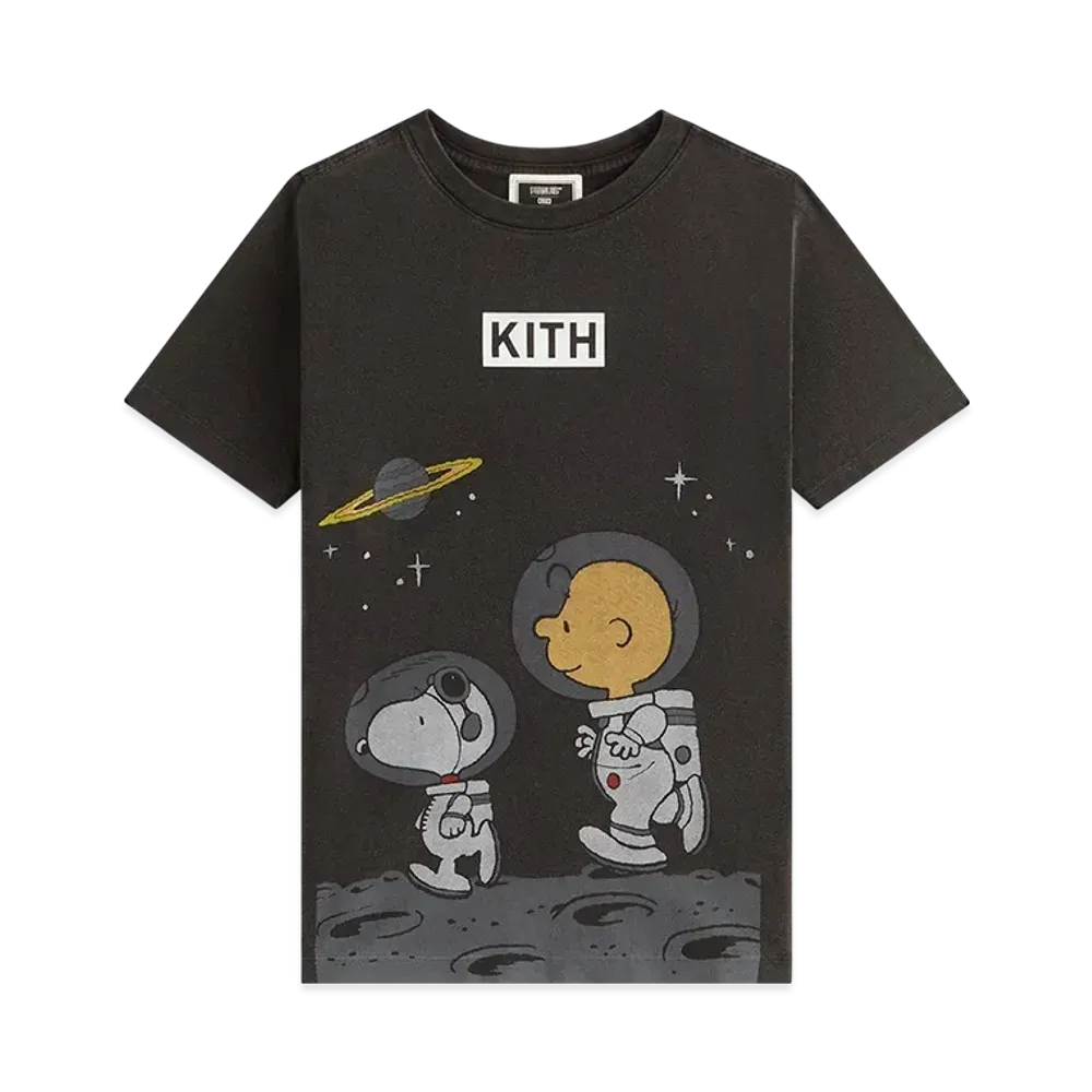 Kith Kids for Peanuts Space Vintage Tee "Black"