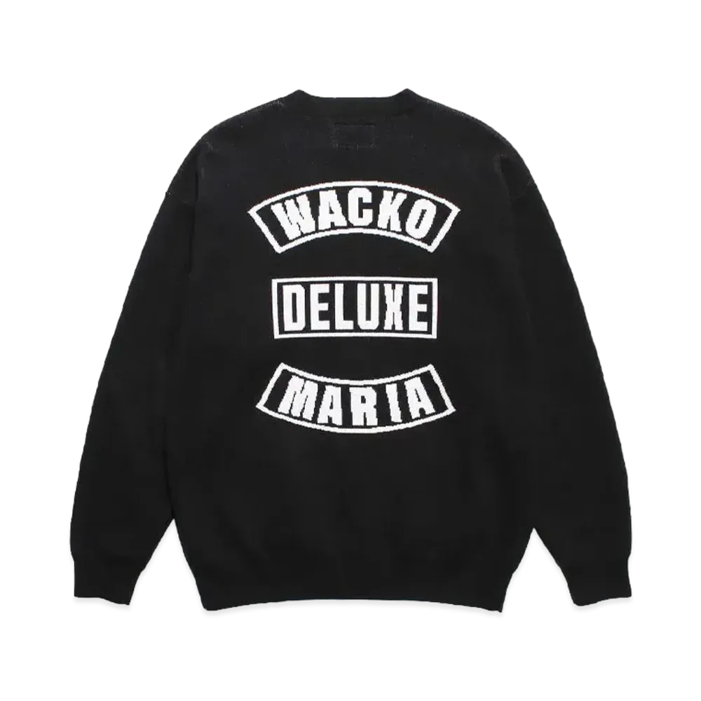 WACKO MARIA x DELUXE CARDIGAN "BLACK"
