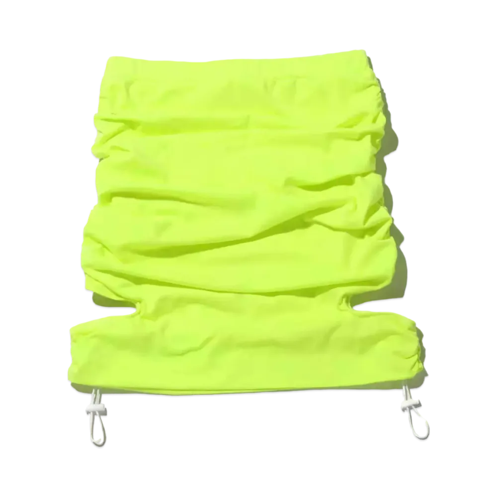 atmos pink Cutting Miniskirt "Yellow"