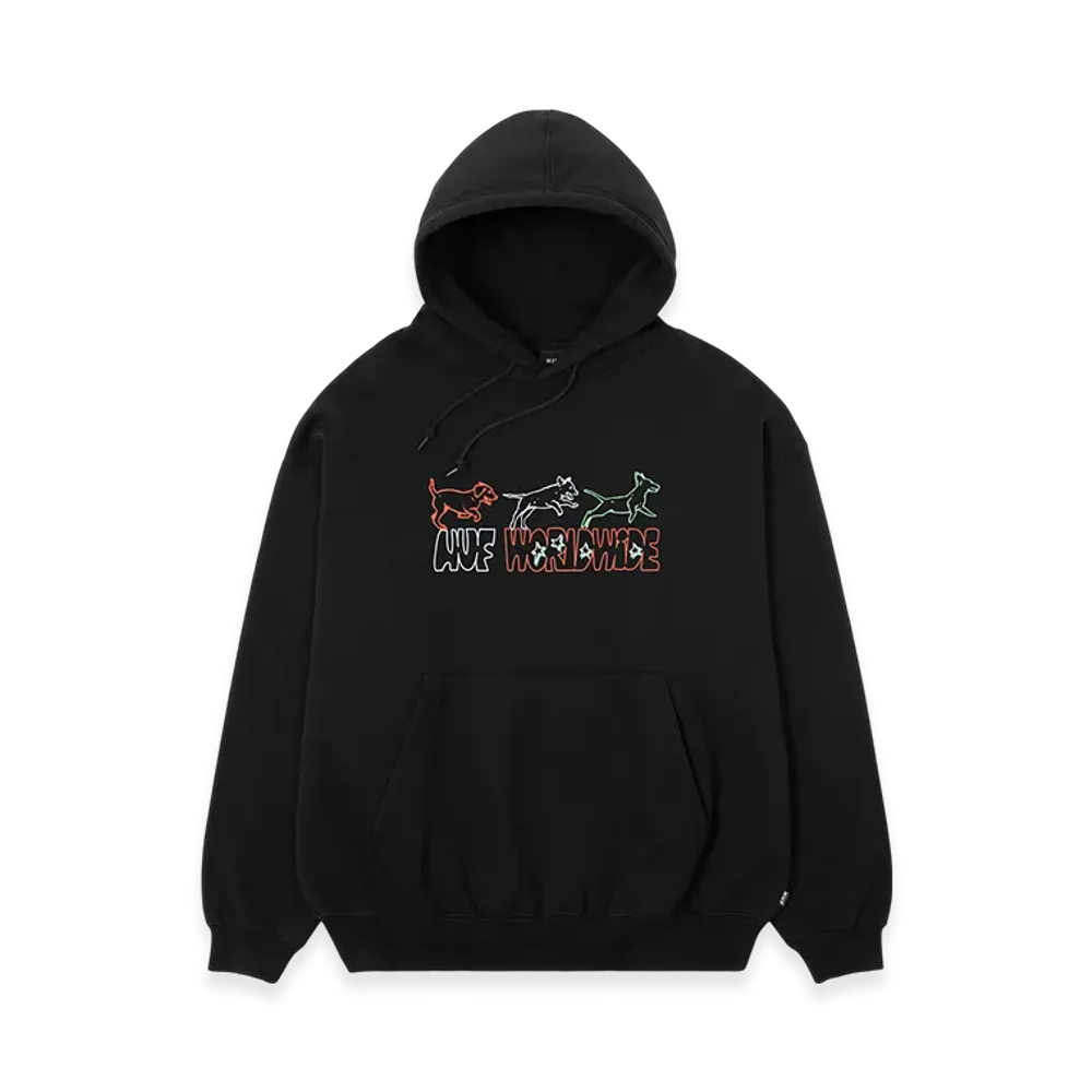 HUF WINTER 25 Fetch Hoodie "Black"