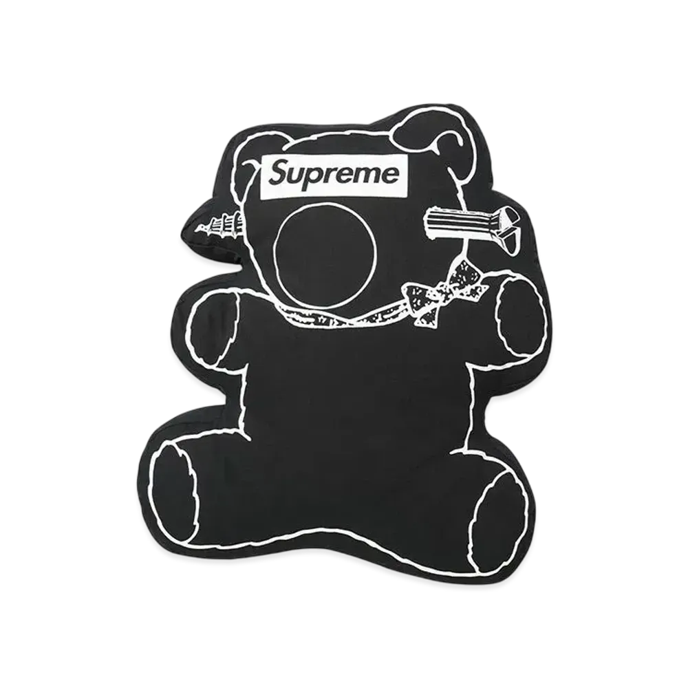 SUPREME UNDERCOVER x SUPREME 2015SS BEAR PILLOW CUSHION "BLACK"
