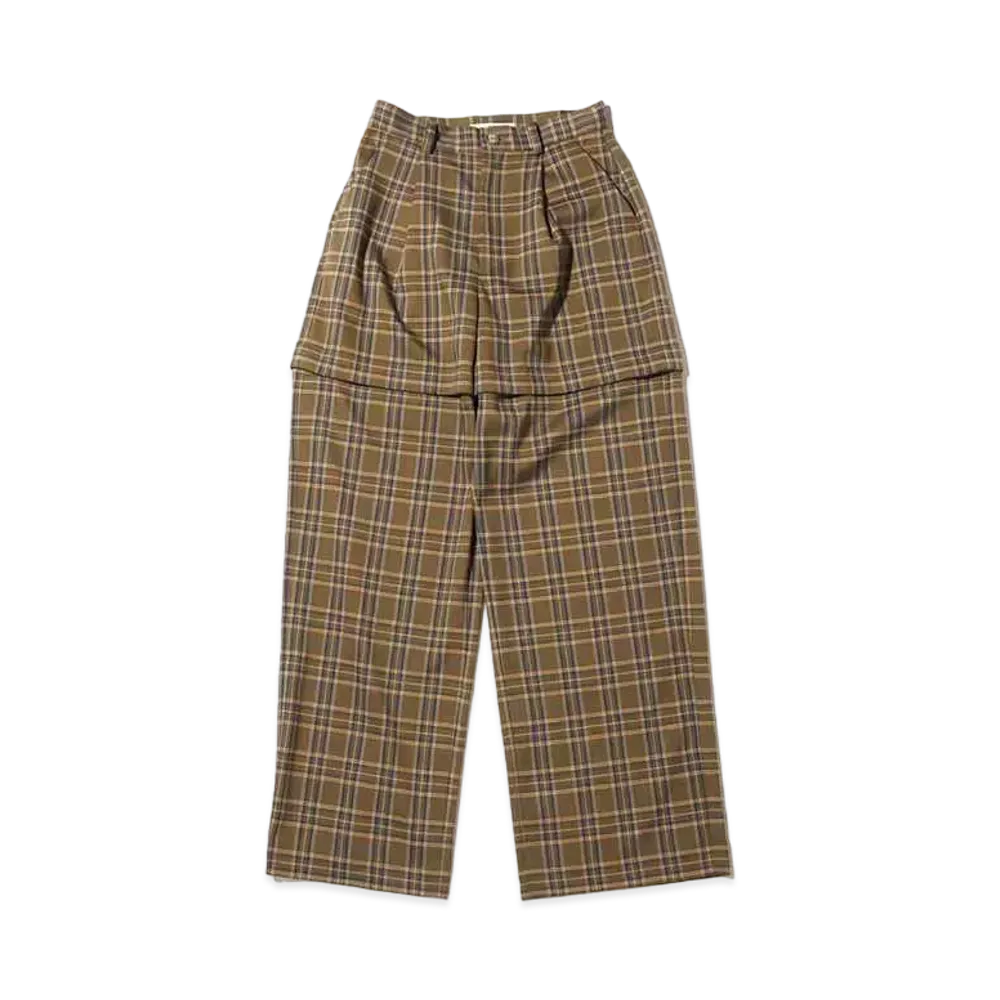 atmos pink 2 Way Suit Pants "Check"