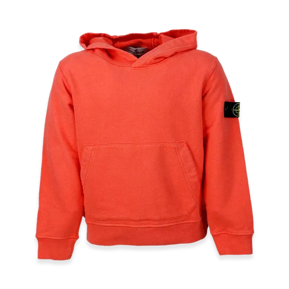 Stone Island Kids Cotton Sweatshirt "Orange"