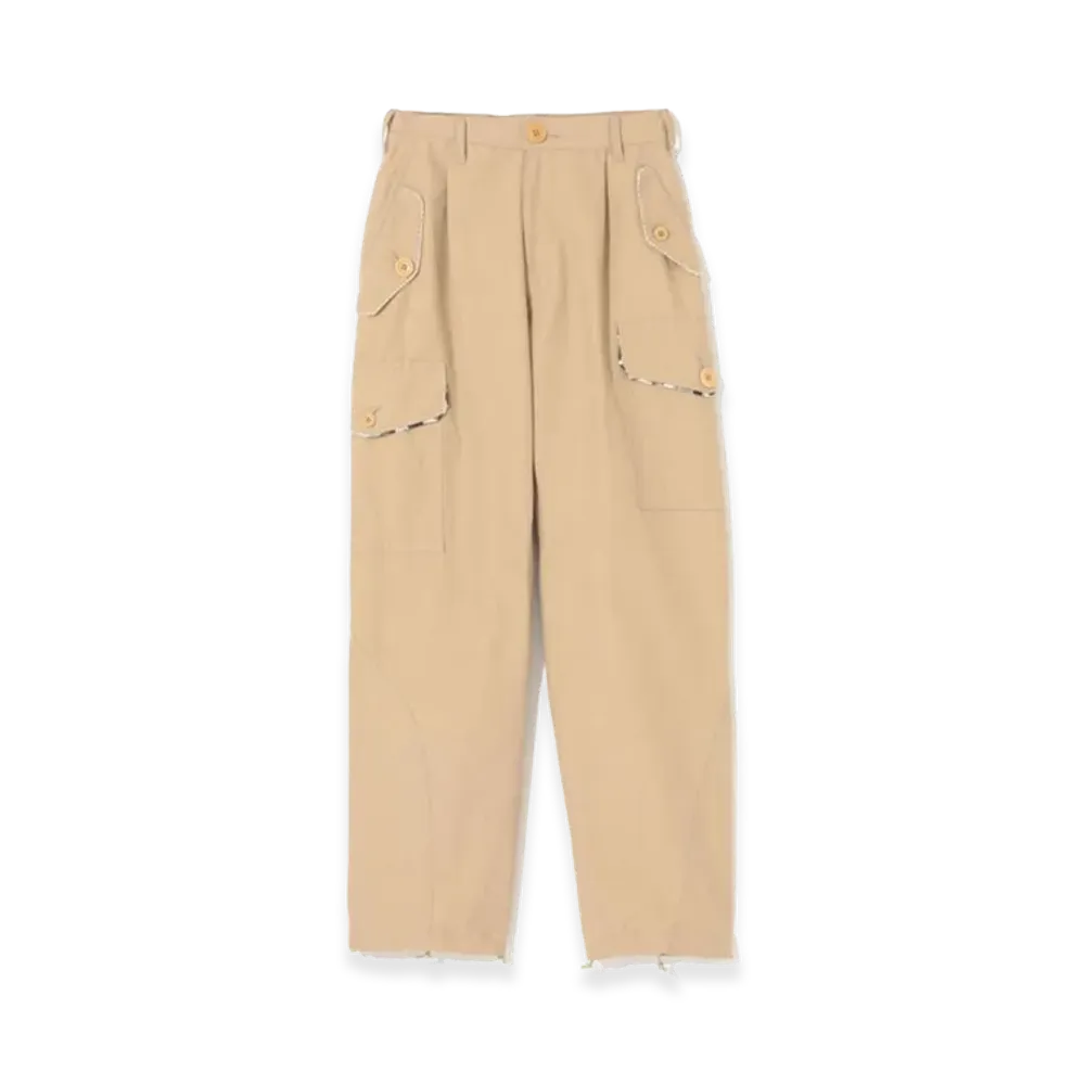 UNDERCOVER Cotton Linen Cargo Pants "Beige"