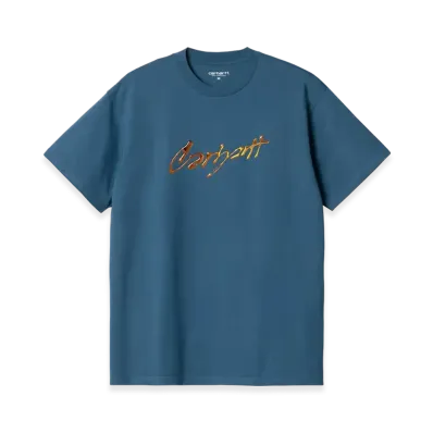Carhartt WIP S/S Drip Script T-Shirt "Sodalite"