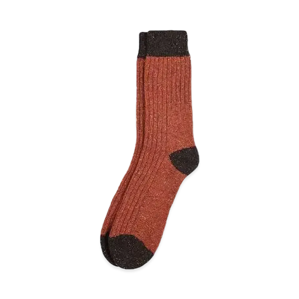 Barbour Houghton Socks "Orange"