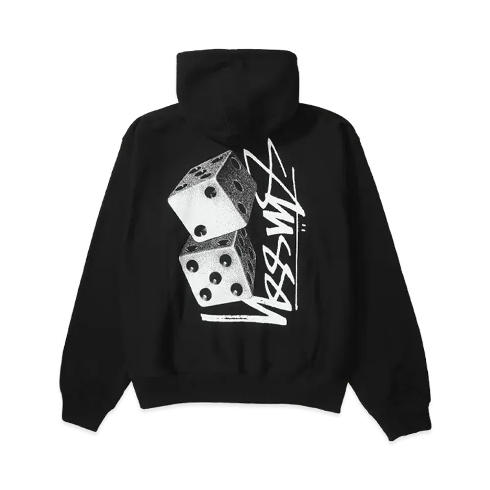 Stussy Tall Dice Zip Hoodie "Black"