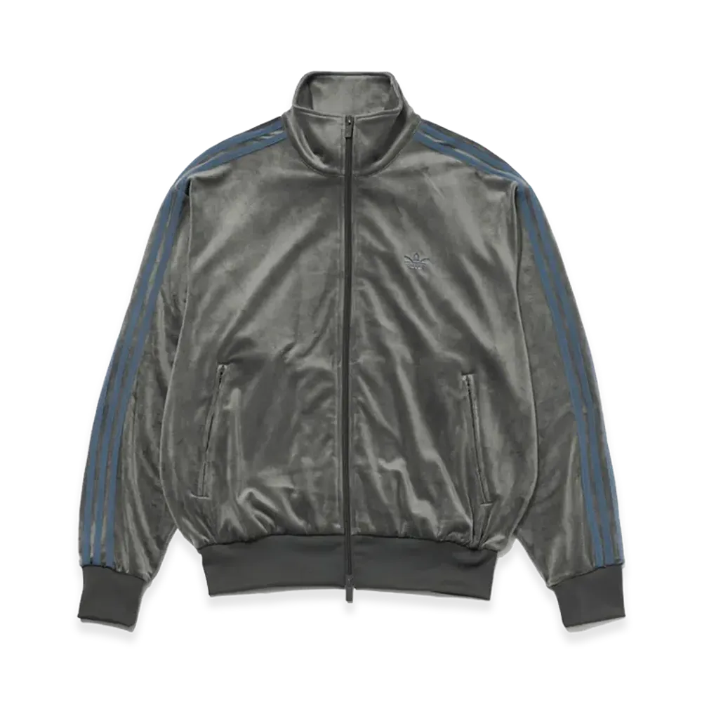 adidas x BEAUTY&YOUTH Firebird Velour Top "Gray"