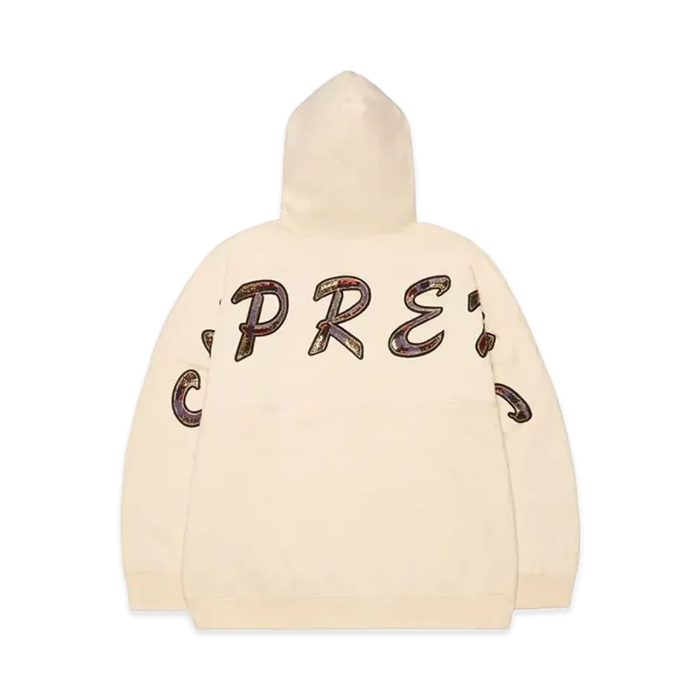 Supreme Beaded Hooded Sweatshirt "Natural"