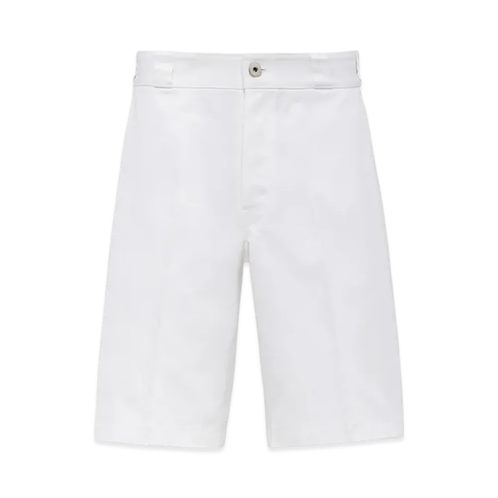 PRADA Drill Bermudas "Optical White"