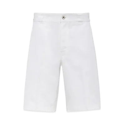 PRADA Drill Bermudas "Optical White"