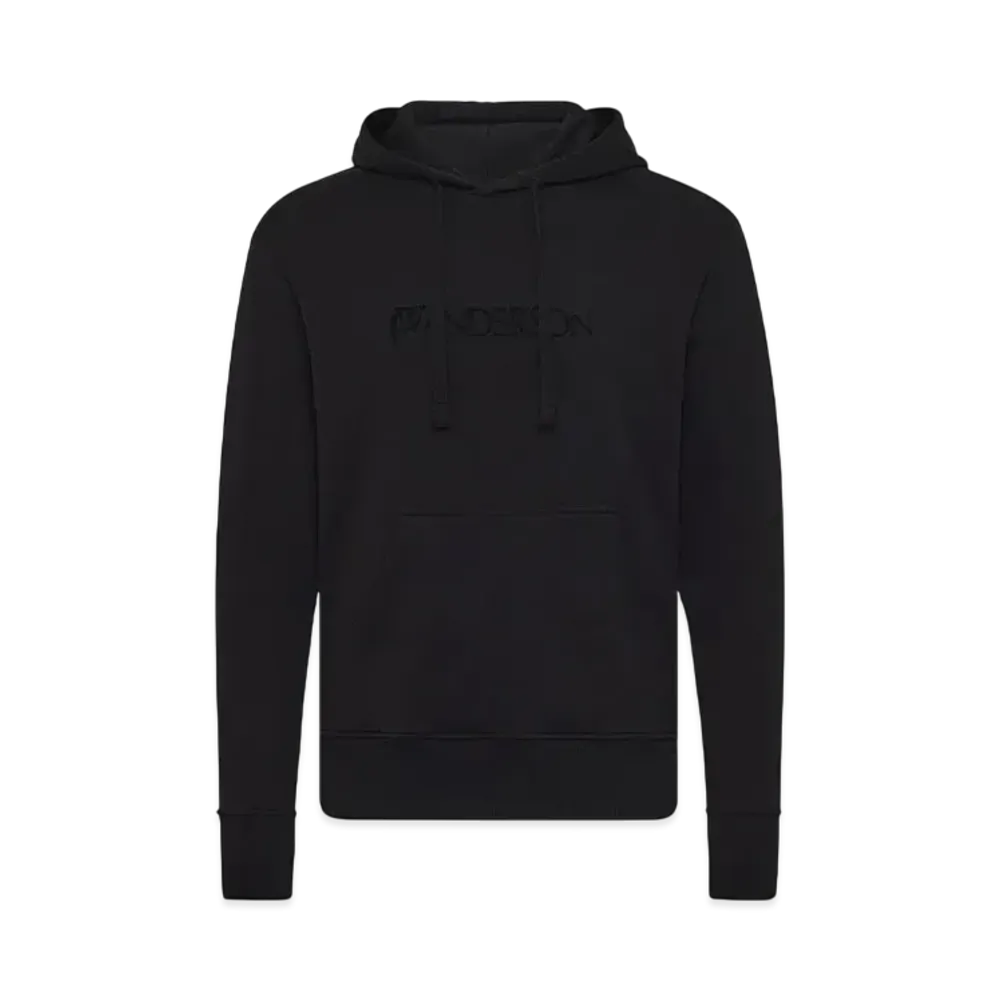 JW ANDERSON Logo Embroidered Hoodie "Black"
