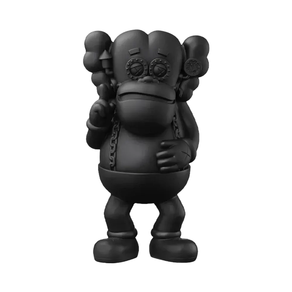 KAWS / General Mills -MONSTER CEREALS- Franken Berry Figure Black Edition