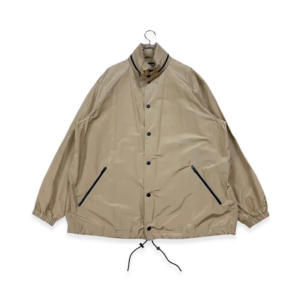 BALENCIAGA Back Logo Nylon Jacket "Beige"