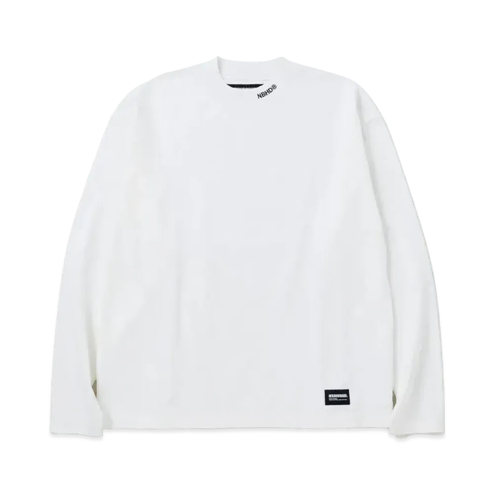 NEIGHBORHOOD Classic Mockneck LS "White"