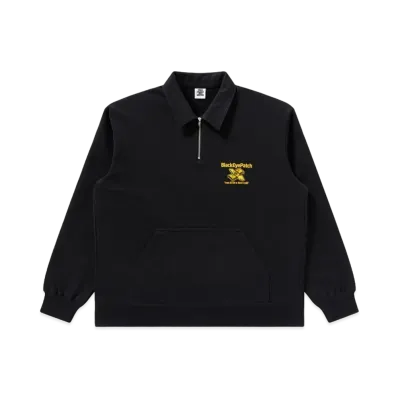 Blackeyepatch Dollar Band Half Zip Sweat "Black"