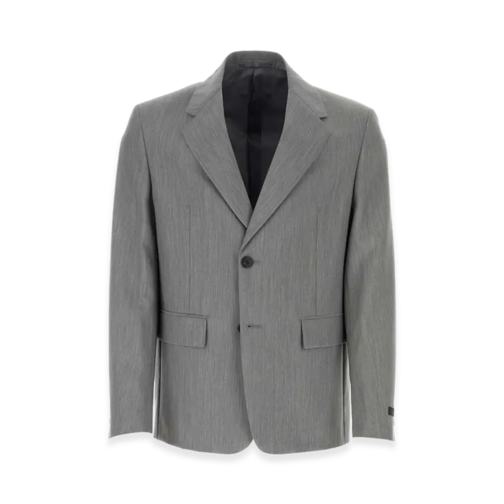 PRADA Wool Blend Blazer "Grey"