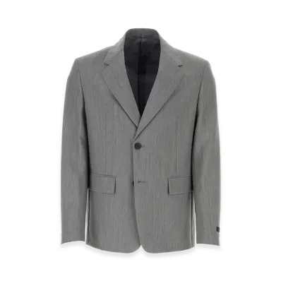 PRADA Wool Blend Blazer "Grey"
