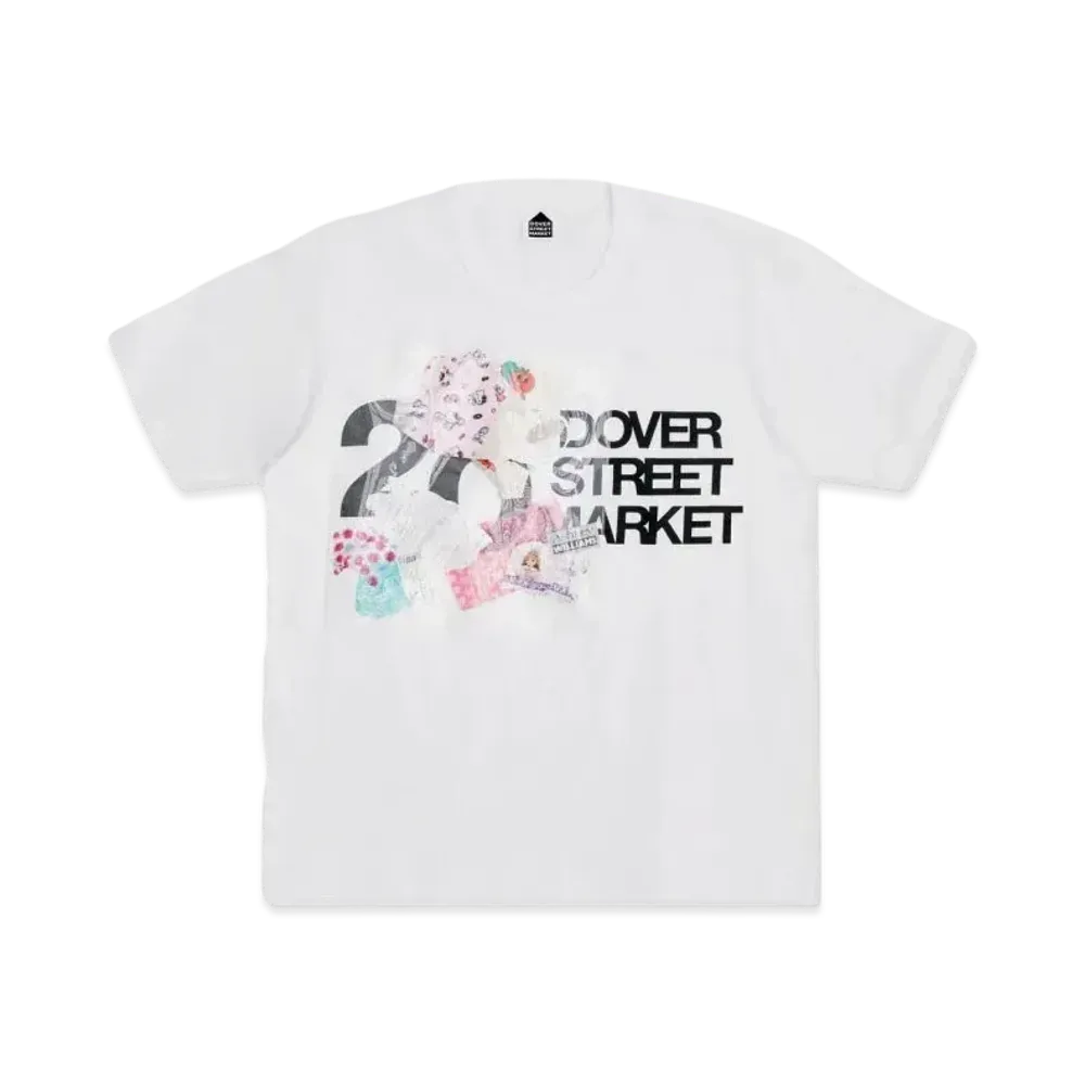 Dover Street Market London x Ashley Williams 20th Anniversary Tee "White"