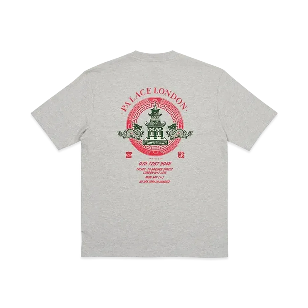 PALACE Fortunate T-Shirt "Grey Marl"