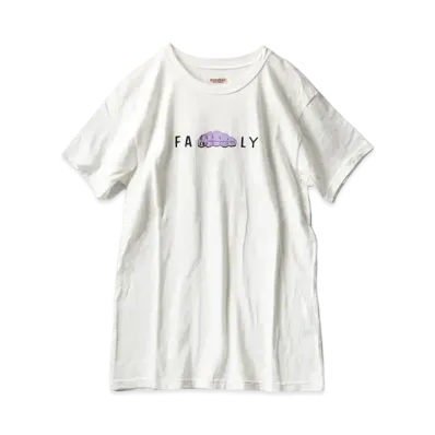 KAPITAL 20 / TENGU CREW T (FAMILY PT) "White Purple"