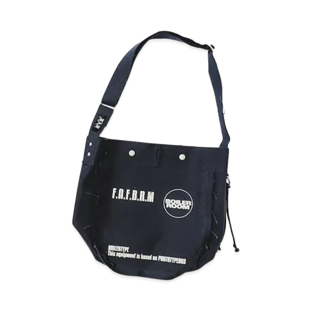 BEAMS T x Boiler Room x FAF Sholder Bag "Navy"