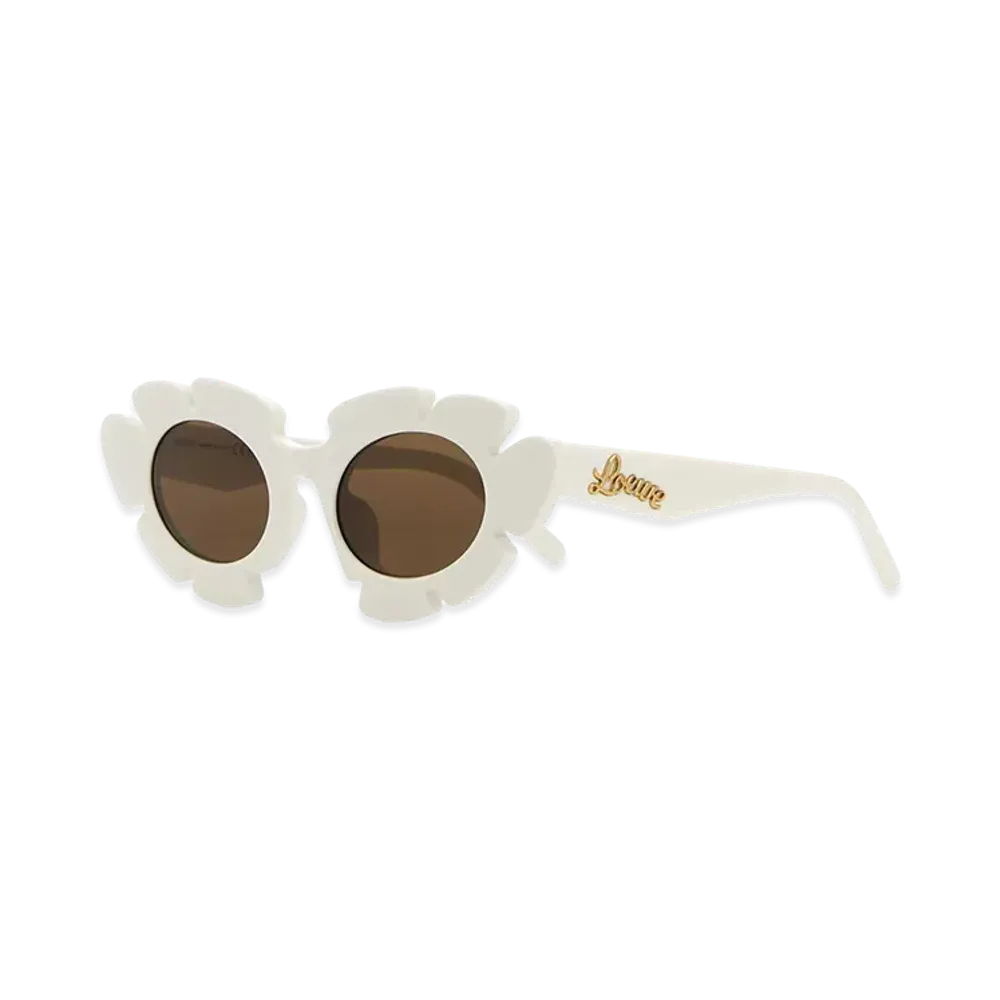 LOEWE White Acetate Sunglasses "White"