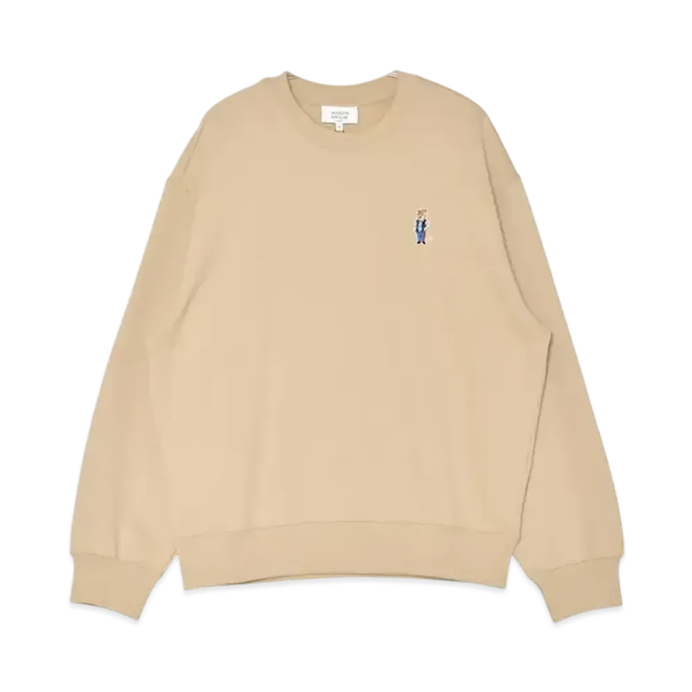 Maison Kitsune Dressed Fox Comfort Sweatshirt "Tan Beige"
