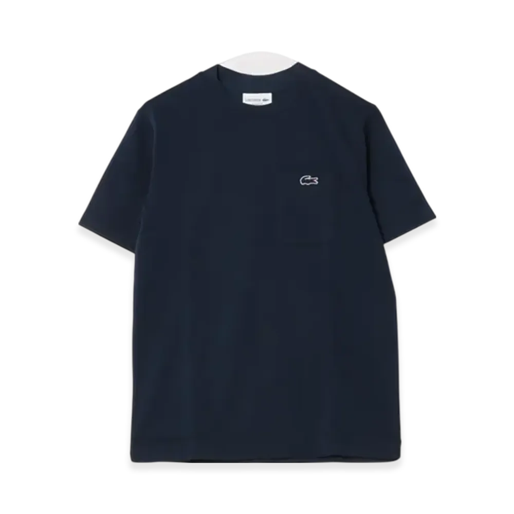 LACOSTE Outline Clock Pocket T-Shirt "Navy"