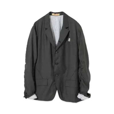 UNDERCOVER The Shepherd Wool Puckering Jacket "Black"