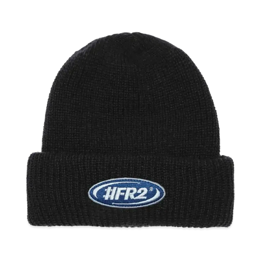 FR2 Oval Logo Embroidery Beanie "Black"