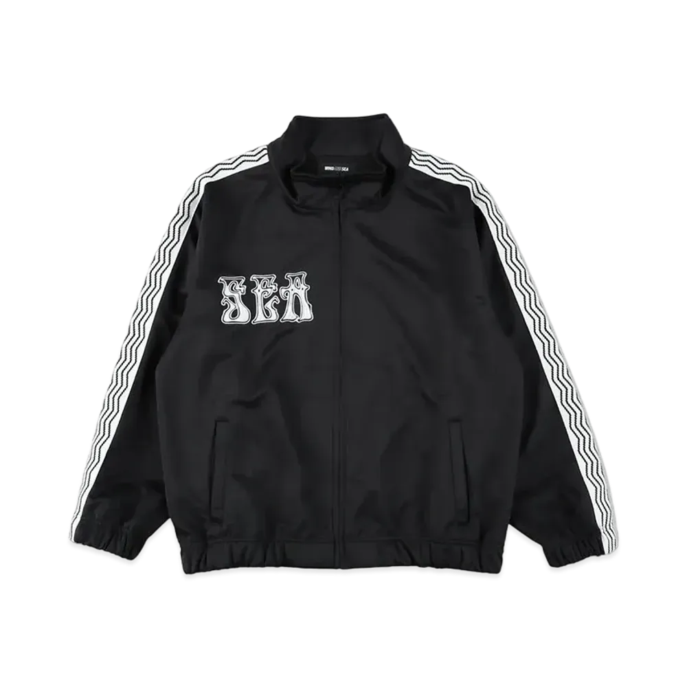WIND AND SEA Zip Up Jersey "Black"
