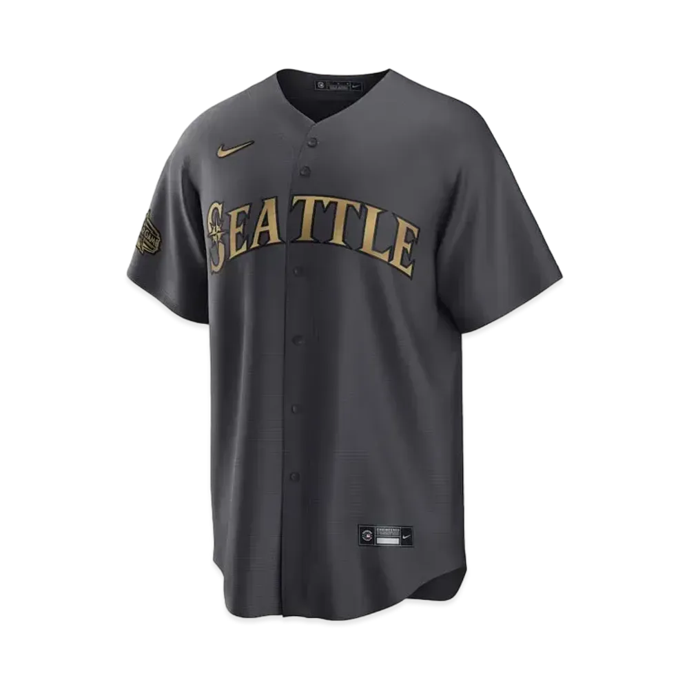 MLB x Nike Mariners All Star Game Team Front Uniform "Dark Gray"
