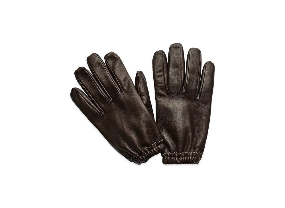 OUR LEGACY Rider Glove "Cocoa Brown Nappa"