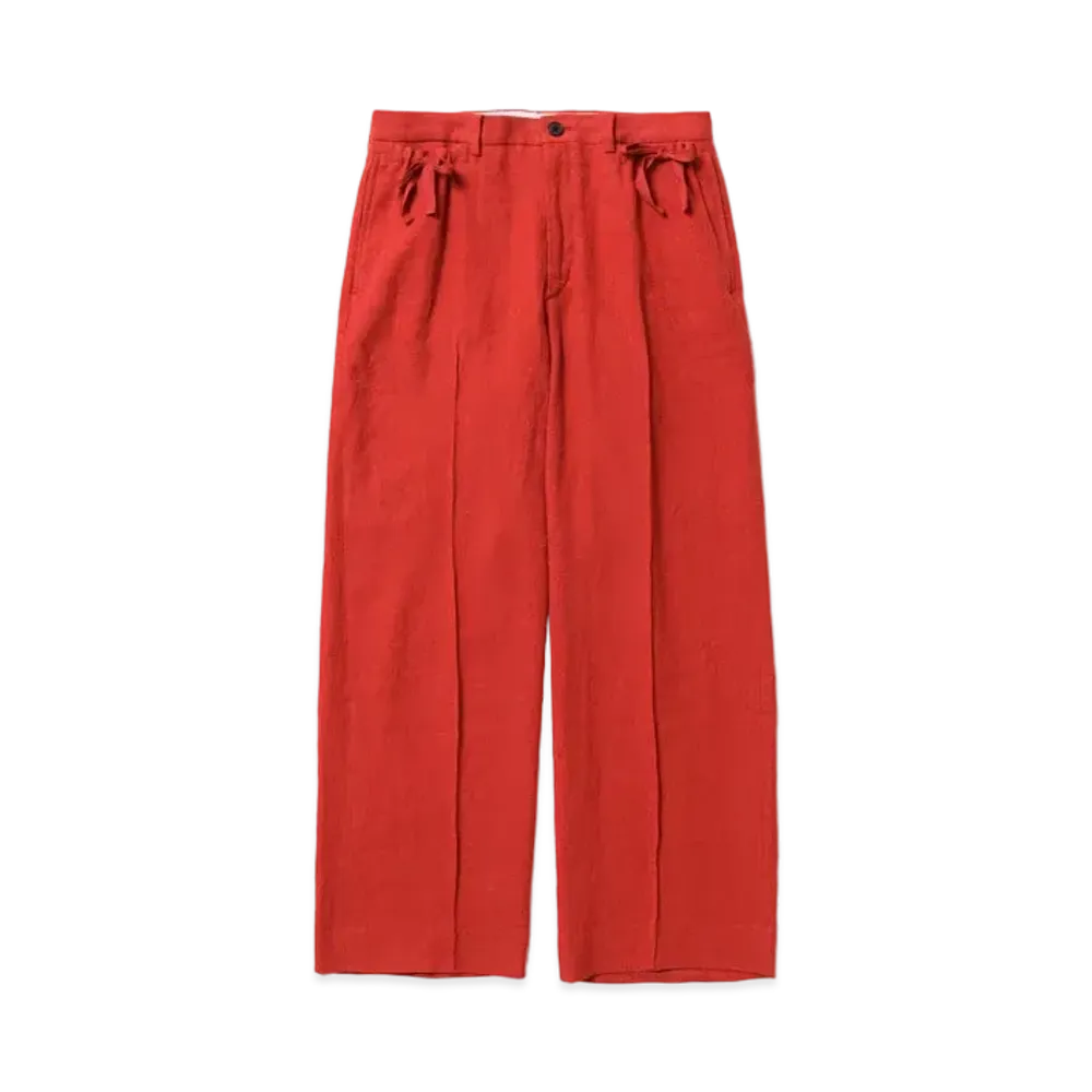 Sasquatchfabrix Drawstring Coin Pk Slacks "Red"