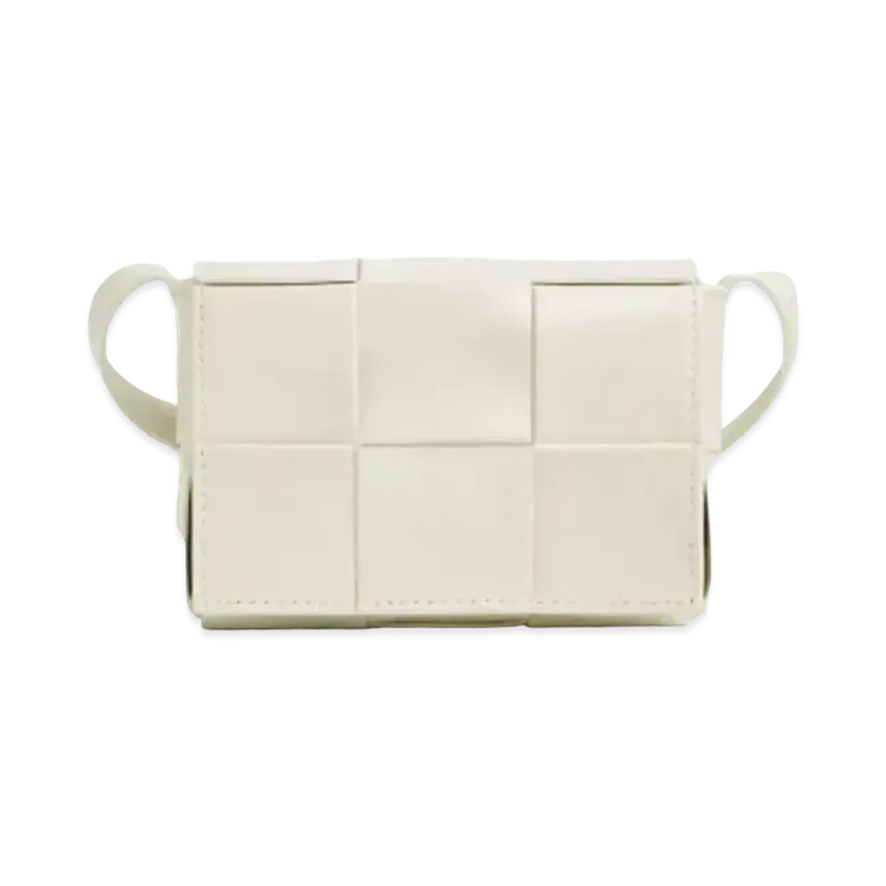 Bottega Veneta Cassette Crossbody Bag "White"