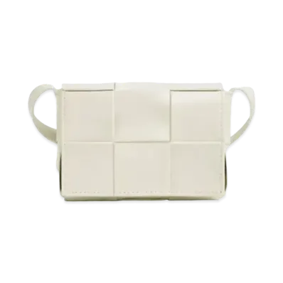 Bottega Veneta Cassette Crossbody Bag "White"