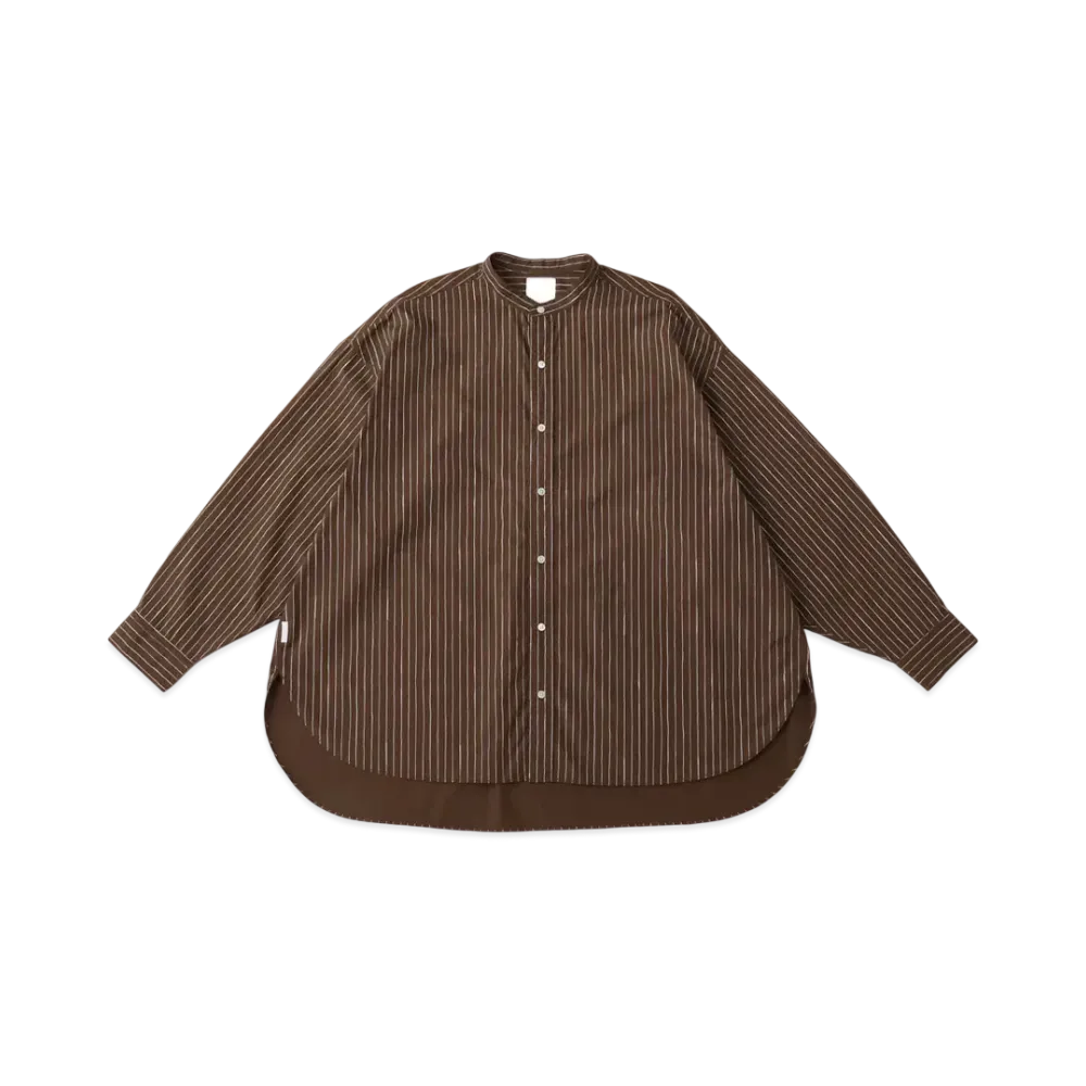 S.F.C No Collar SFC Shirt "Brown"