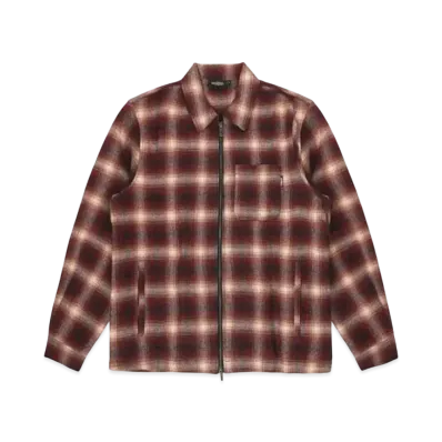 WASTED PARIS Shirt Zip Shadow Method "Red"