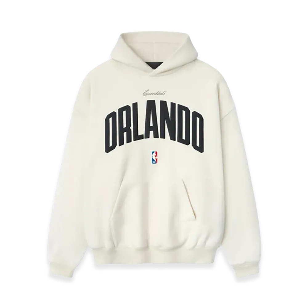 FEAR OF GOD ESSENTIALS x NBA Orlando Magic 90s Hoodie "Cream White"
