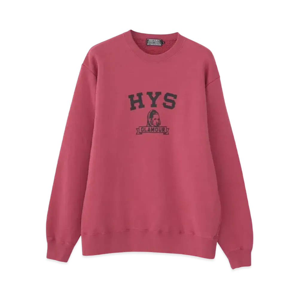 HYSTERIC GLAMOUR The Hys League Sweatshirt "Pink"